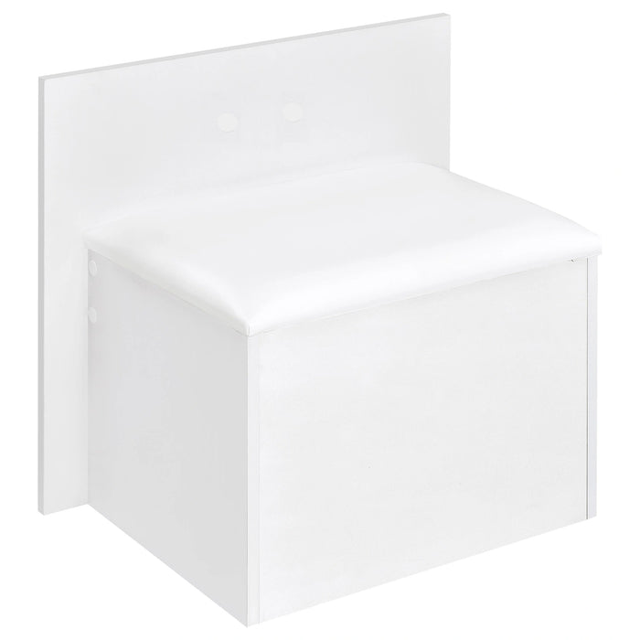 Flora Makeup Vanity Table with LED Mirror and Stool