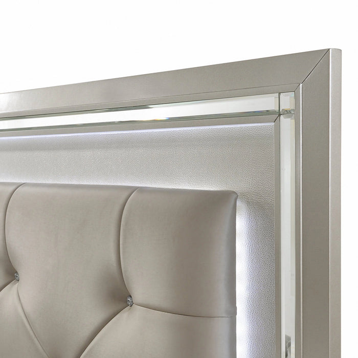 PLATINUM YOUTH PLATFORM W/ TRUNDLE BEDROOM SET