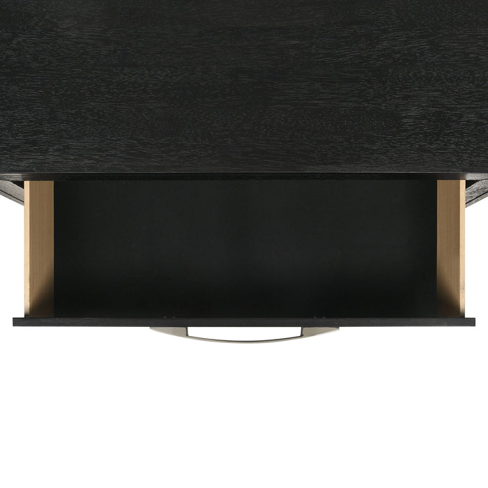 Allan 5-Drawer Chest in Black