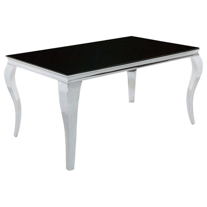 Carone 5 Pc Dining Sets Black