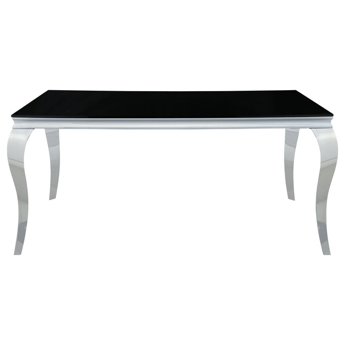 Carone 5 Pc Dining Sets Black