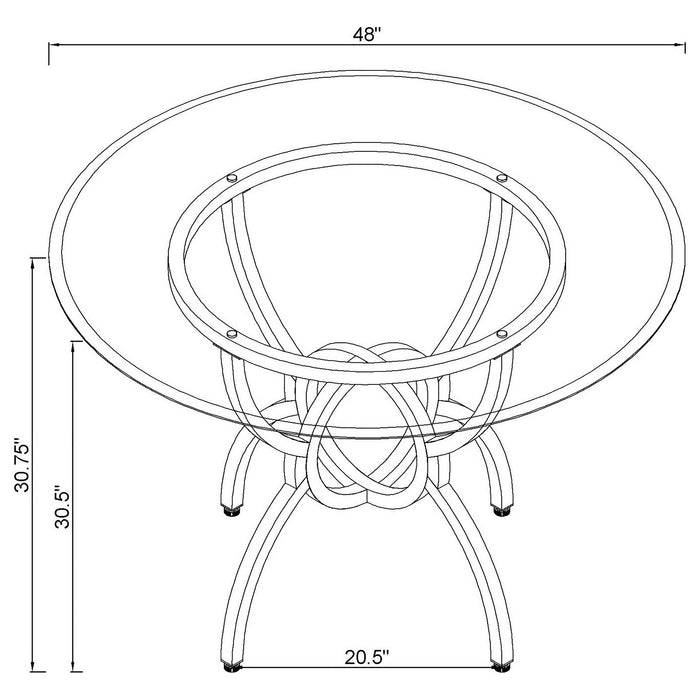Aviano 5 Pc Dining Sets
