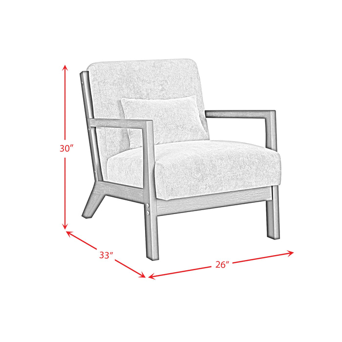 Marina Chair with Kidney Pillow and Brushed Espresso Finish