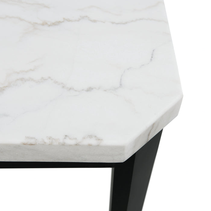 Francesca White Standard Height Dining Table