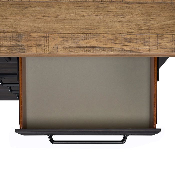 Montrose Dresser and Mirror Set in Espresso & Brown