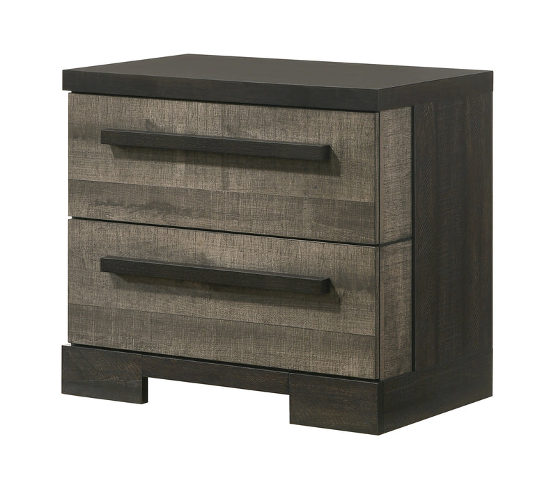 Remington Nightstand Gray/ebony
