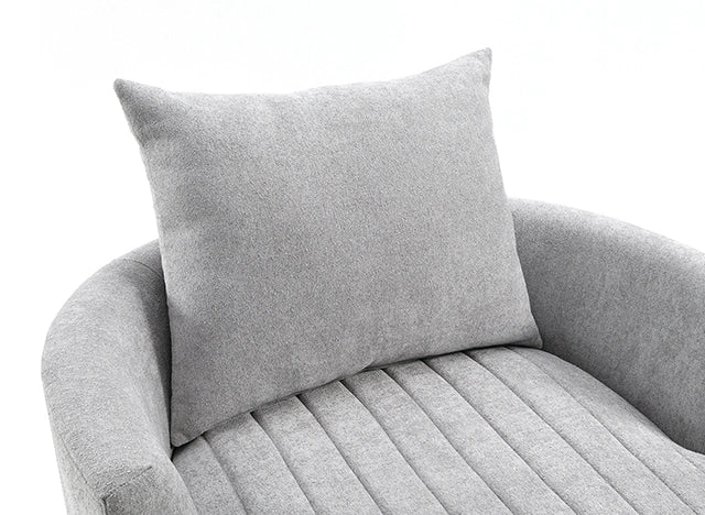 Hoople Channel Tufted Swivel Chair
