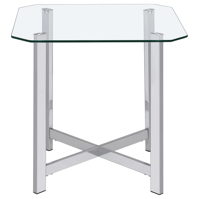 Cronin Glass Top Coffee Table Set