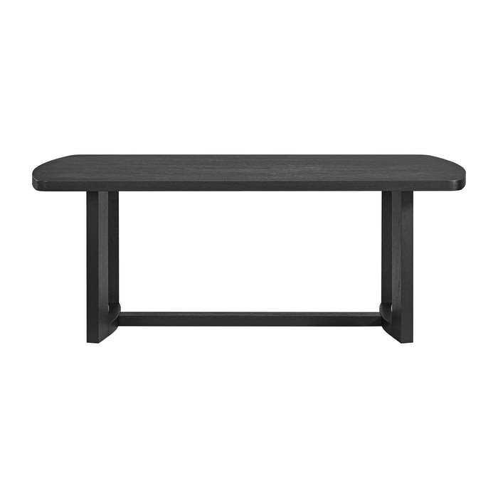 Portland Rectangular Dining Table in Black