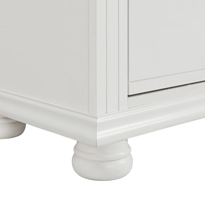 Kona 6-Drawer Dresser in White
