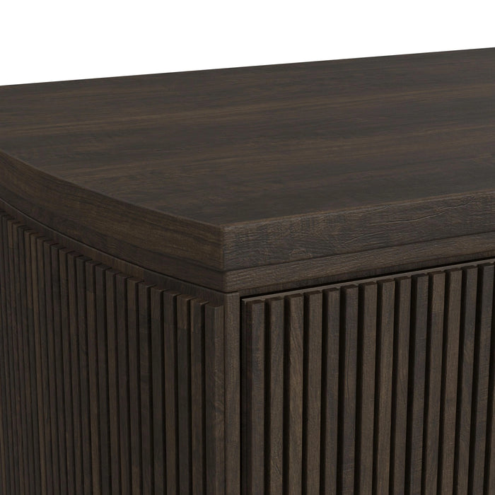 Sylvie 5-Drawer Chest in Dark Brown