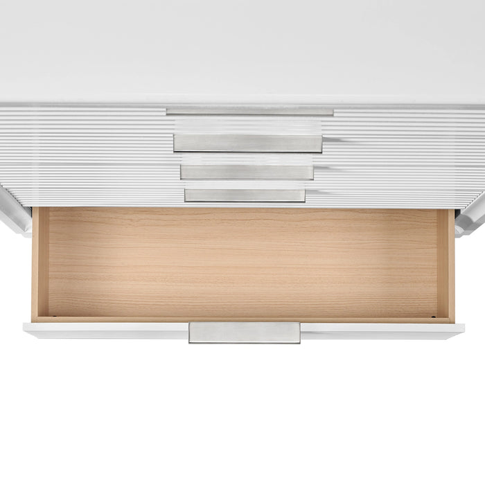 Denmark 5-Drawer Chest in White