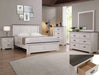 Crown Mark Furniture Leighton Twin Panel Bed in White B8180-T image