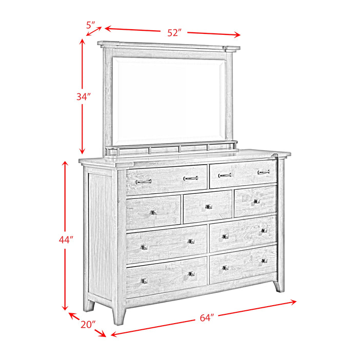 Gage Sleigh Storage Bedroom Set in Chestnut