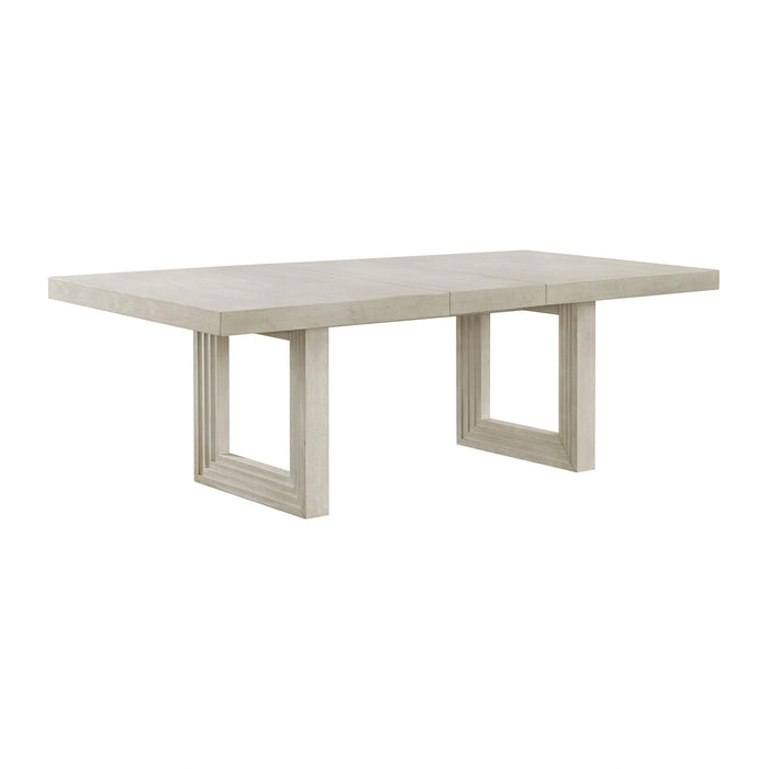 Avalanche Standard Height Dining Set in Antique White-Table and Four Chairs