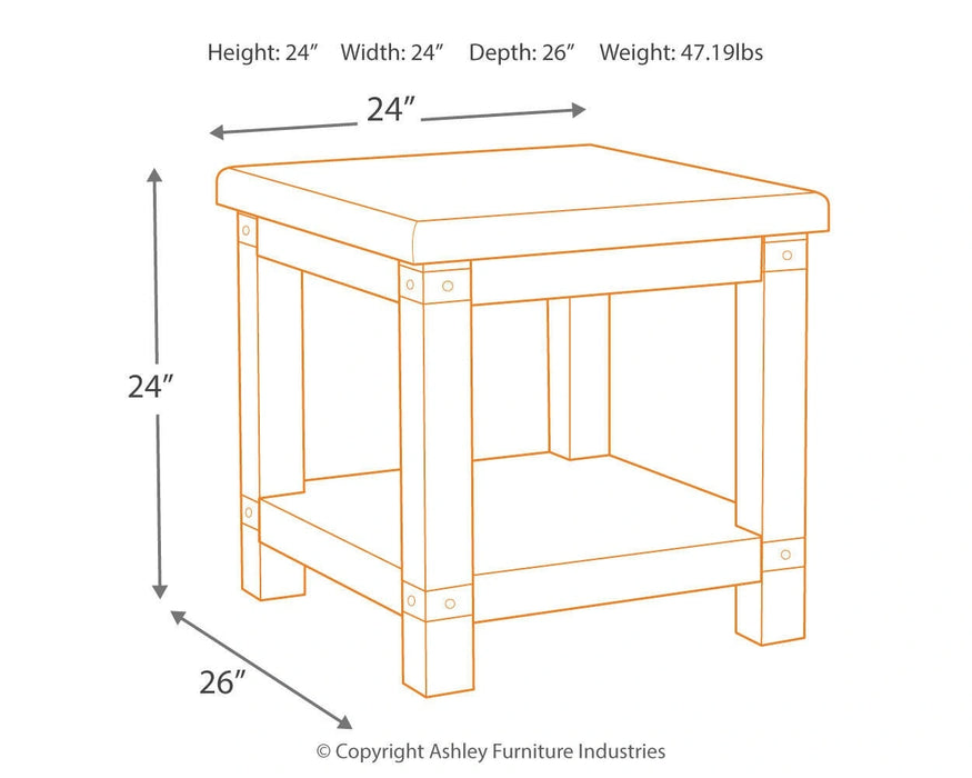 Carynhurst End Table Set
