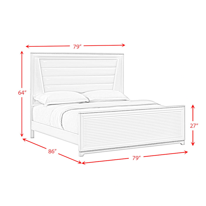 Denmark UPH Bed with Lights