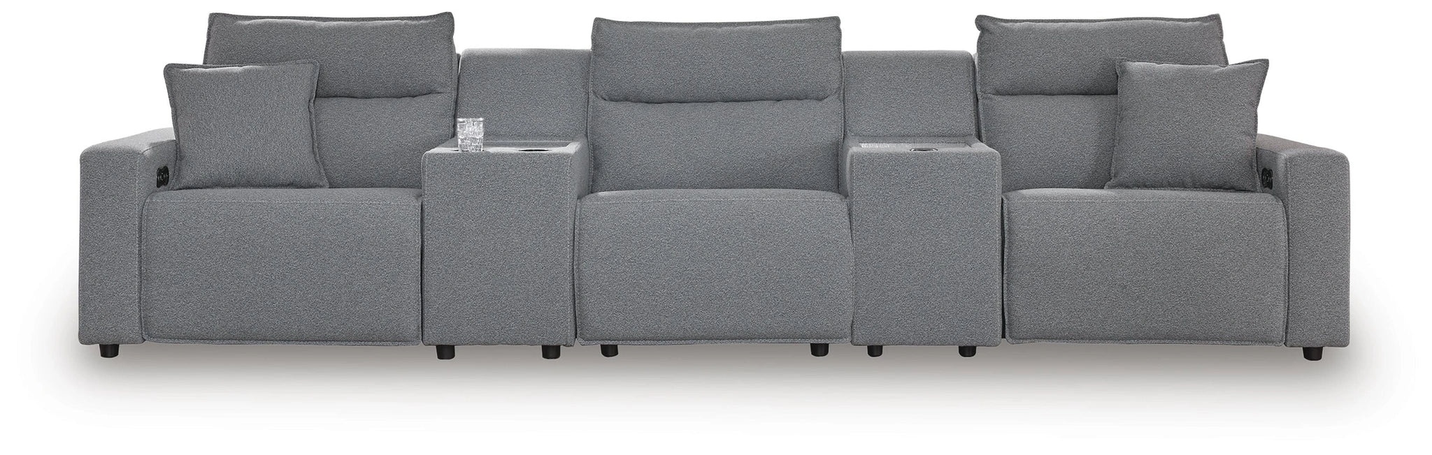 Modmax II Power Reclining Sectional with Consoles