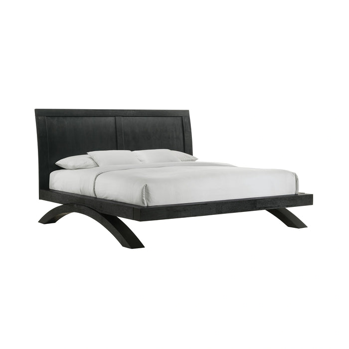 Allan Panel Bedroom Set in Black