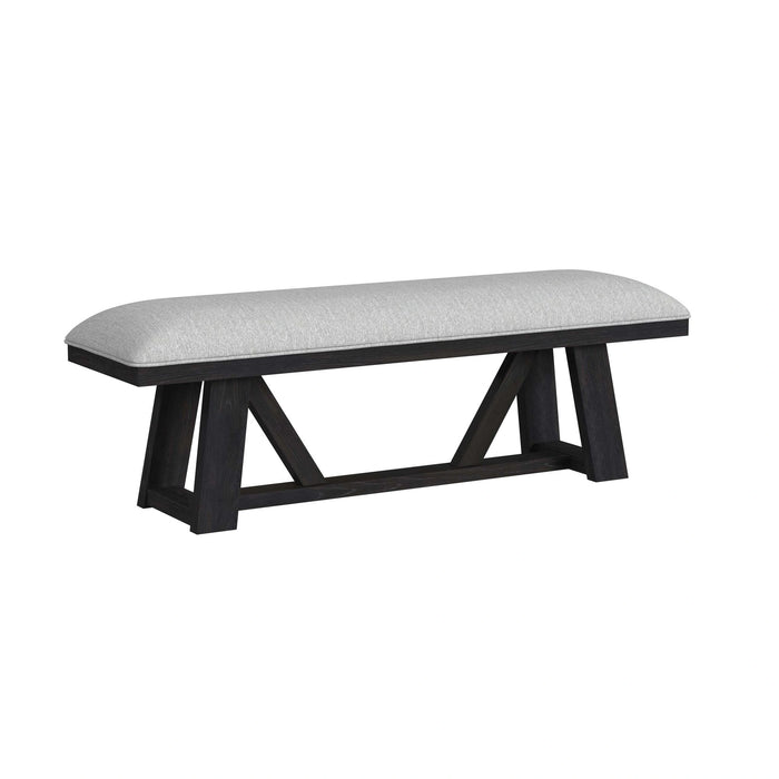 Transcend Standard Height Dining Set in Charcoal-Table and Four Chairs