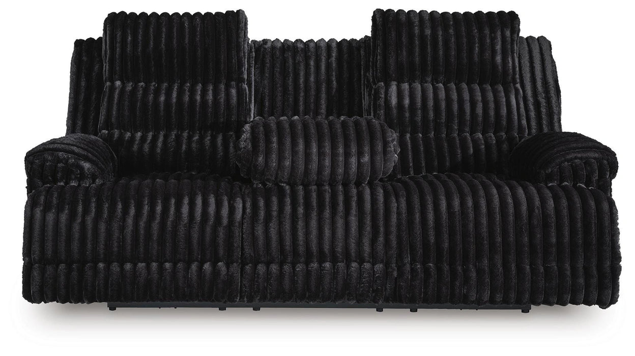 Rhine Falls Power Reclining Sofa with Drop Down Table