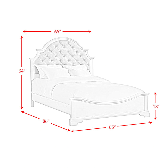 Eastwood Youth UPH Bedroom Set in Off-White