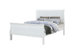 Crown Mark Louis Philip Full Sleigh Bed in White image