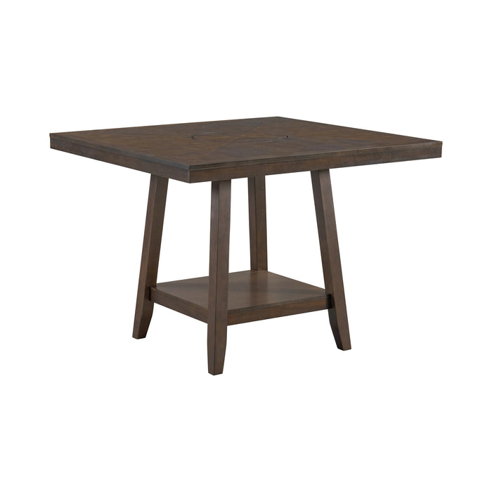 Seneca Square Counter Table with Lazy Susan