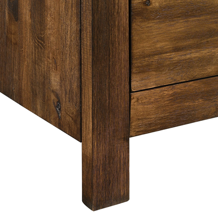 Warner Dresser and Mirror Chestnut