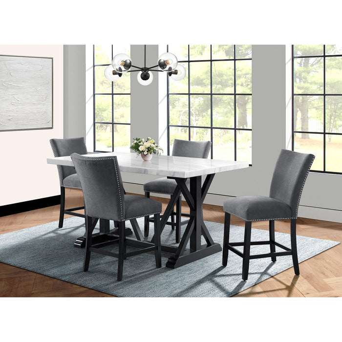Tuscany 5PC Counter Height Dining Set-Table & Four Chairs