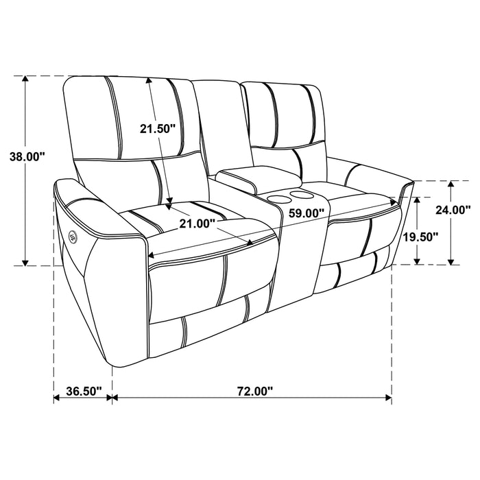 Greenfield Power Reclining Sofa Set