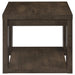 Pavone Open-Shelf Coffee and End Table Set - Dark Rustic Mango 2-Piece Set