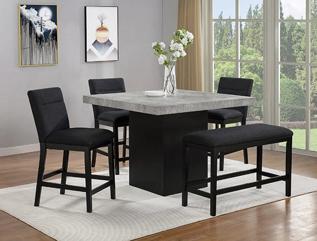 Sebastian Counter Height Bench Black