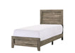 Crown Mark Millie Twin Panel Bed in Grey image