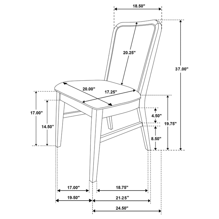 Croyden Dining Side Chair of 2