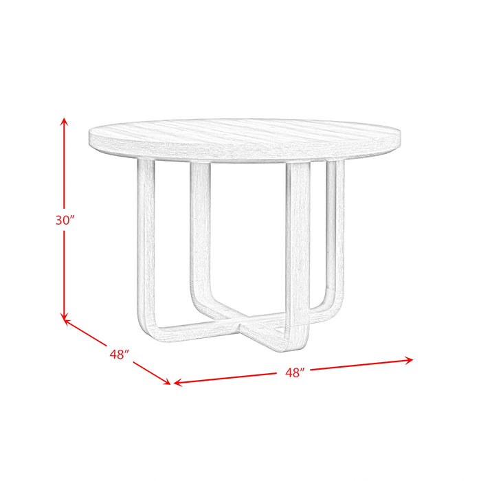 Ridgemont Standard Height Dining Set in Natural-Table and Four Chairs