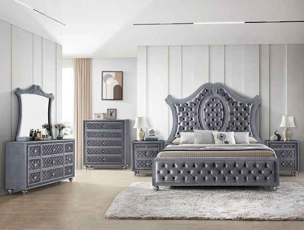 Crown Mark Furniture Voltare Chest in Dark Grey image
