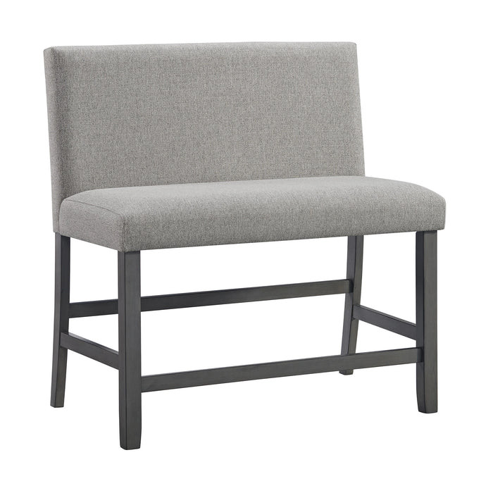 Seneca Counter Height Dining Set in Brown-Table and Four Chairs