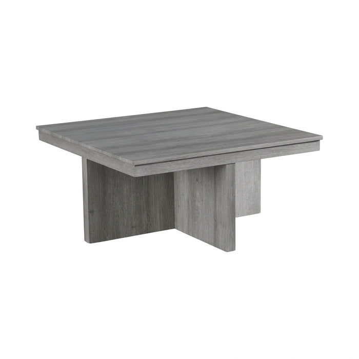 Uster Coffee Table W/Four storage Stools Grey