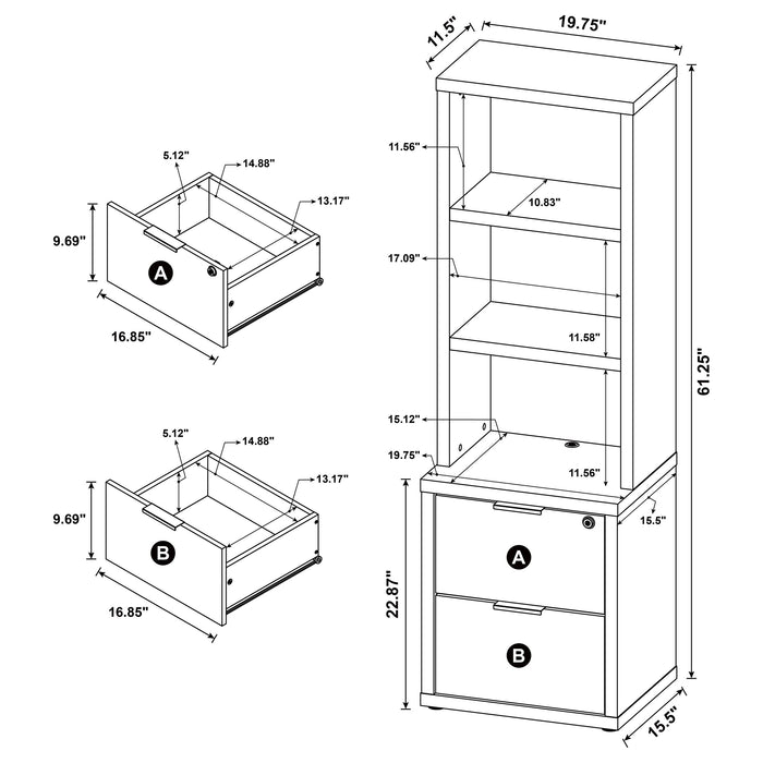 Westpark Bookcases