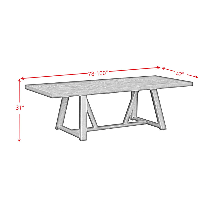 Transcend Table in Charcoal