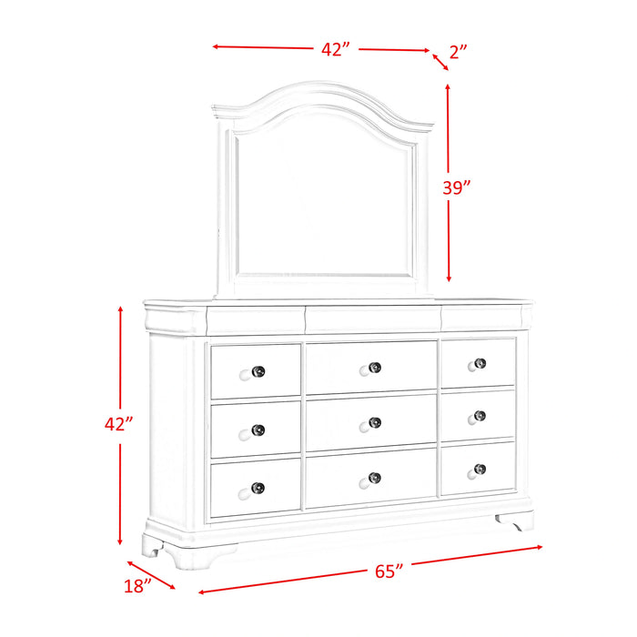 Cameron Cherry Sleigh Bedroom Set