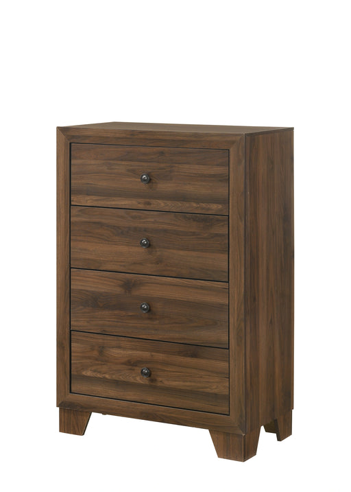 Crown Mark Millie Chest in Brown Cherry image