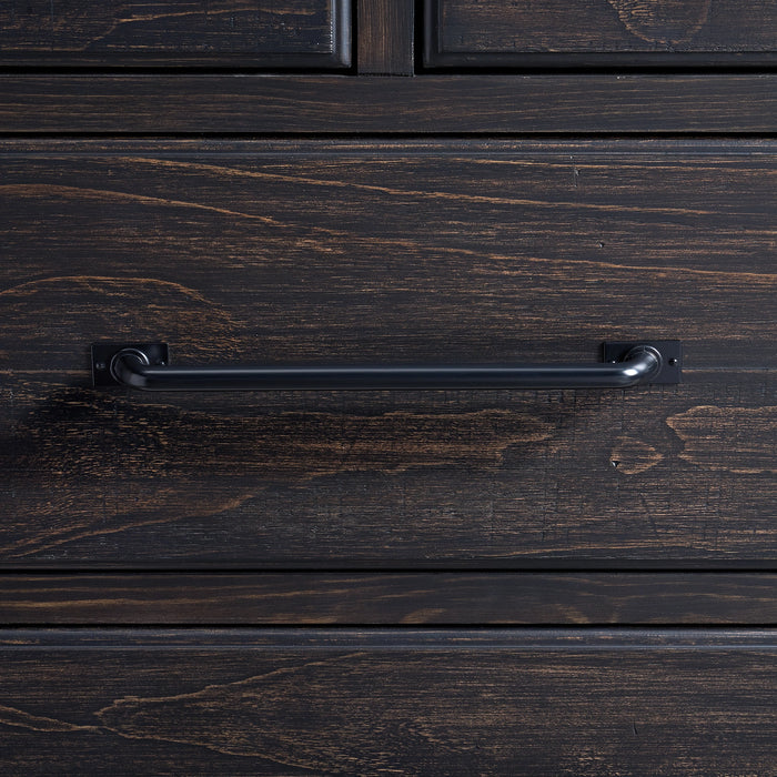 Montrose Storage Bed in Espresso & Brown