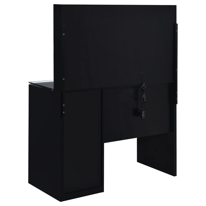 Flora Makeup Vanity Table with LED Mirror and Stool