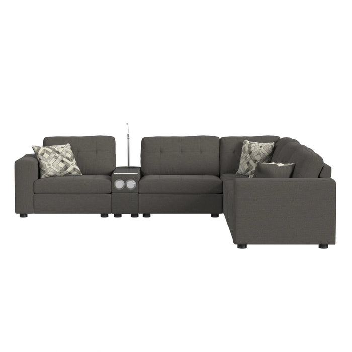 Options One RHF Chair in Palmer Plus Ash with 1 Pillow 20"ÔøΩ