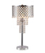 CRYSTAL ON MESH TABLE LAMP 28 H image