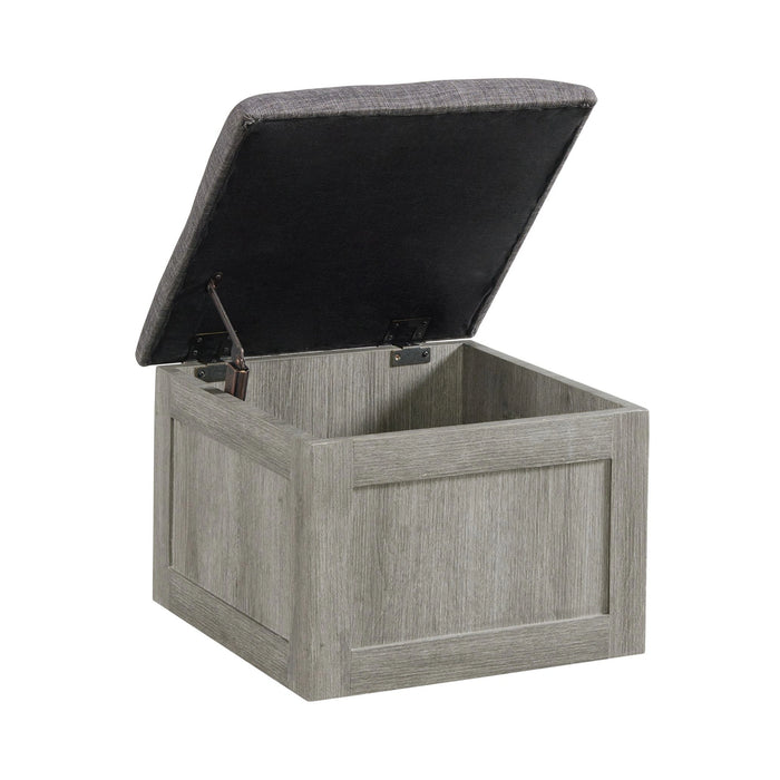 Uster Coffee Table W/Four storage Stools Grey