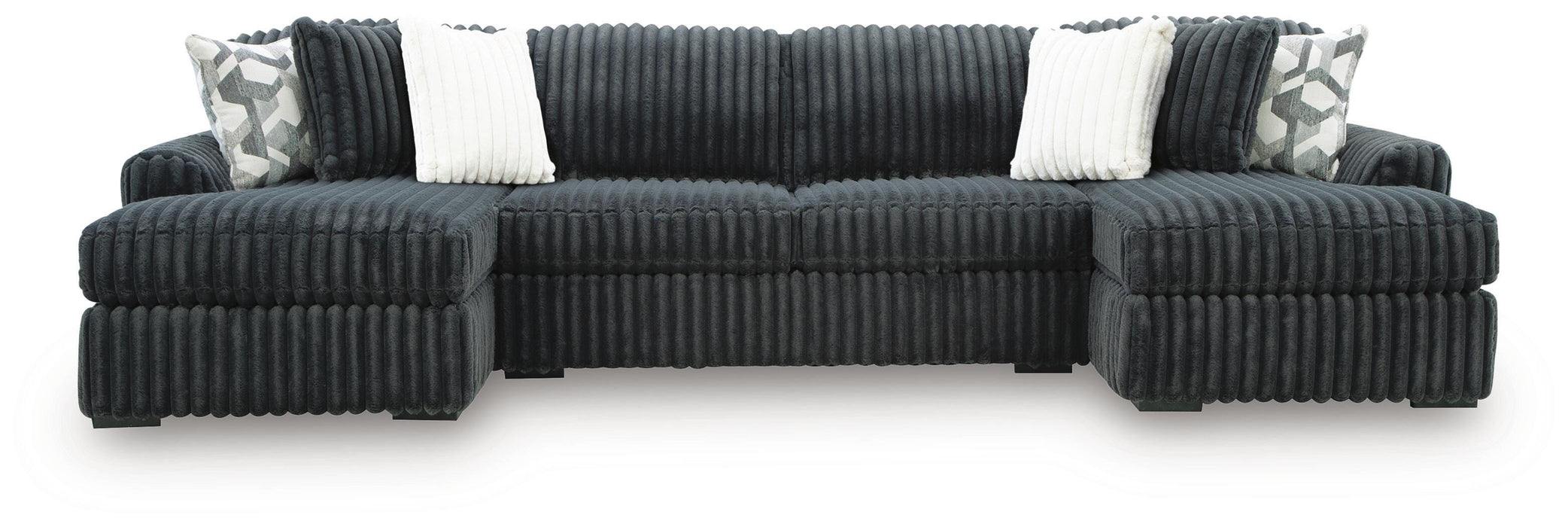 Midnight-Madness Sectional with Chaise