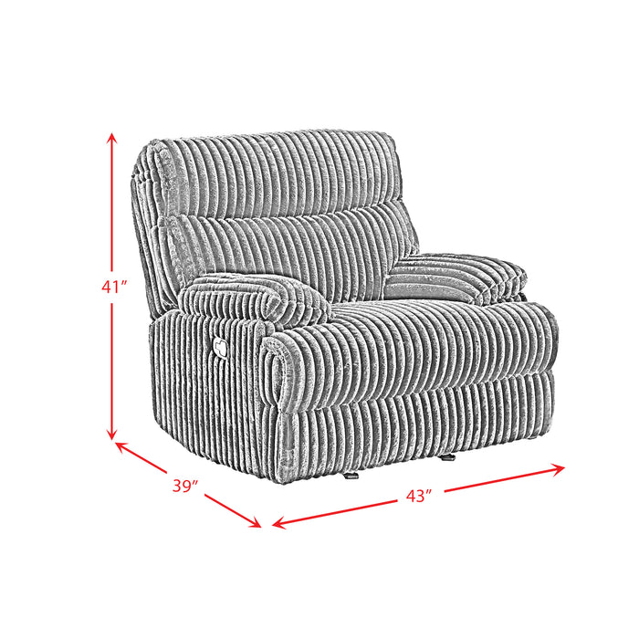 Admiral Motion Recliner in Masis Black